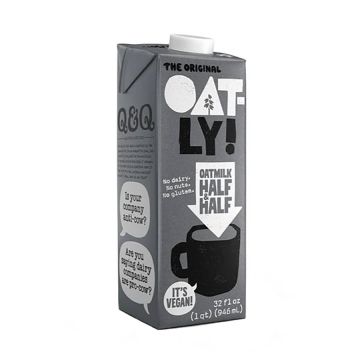 Oatly Half & Half Oat Milk - 6/32 oz. Case