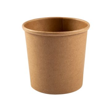 Royal Kraft 12 oz. Poly Coated Hot/Cold Paper Food Container - 500 Count