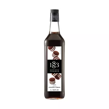 1883 Cookies & Cream Syrup (1L) - Plastic Bottle