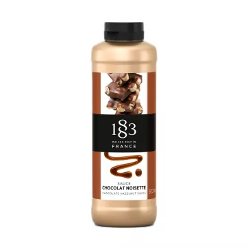 1883 Chocolate Hazelnut Sauce Squeeze Bottle - 16.9 oz.