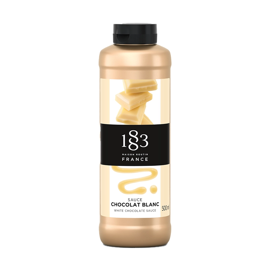 1883 White Chocolate Sauce Squeeze Bottle | Fortuna Enterprises