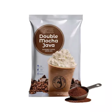 Cool Capp Double Mocha Java - Blended Ice Coffee Frappe Mix - 3.5 lb. Bag