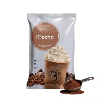 Cool Capp Mocha - Blended Ice Coffee Frappe Mix - 3.5 lb. Bag