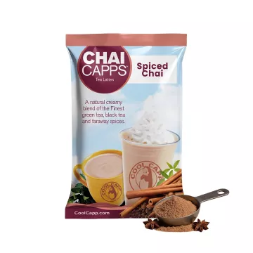 Cool Capp Spiced Chai Latte - Tea Blended Frappe Mix - 3.5 lb. Bag