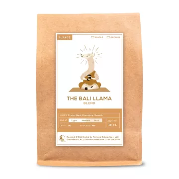 Bali Llama - 1 lb Bag, Whole Bean