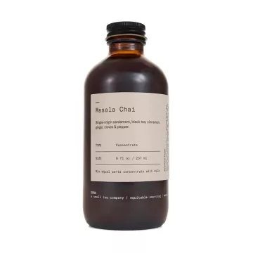 Dona Masala Chai Concentrate Retail Glass Bottle - 12/16 oz. Case
