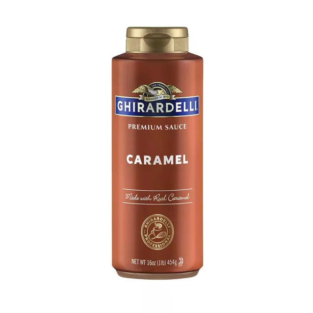 Ghirardelli Creamy Caramel Sauce Squeeze Bottle - 16 oz.