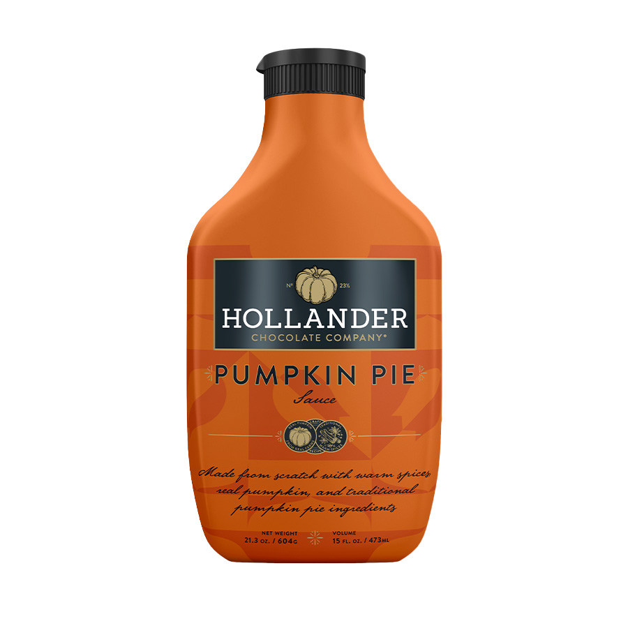 Hollander Classic Koffiebar Caramel Cafe Sauce 14 oz Squeeze