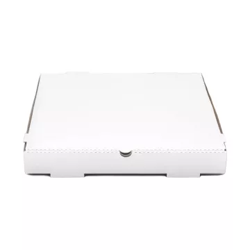 Karat Corrugated White Pizza Box 16" x 16" x 2" - 50 Count