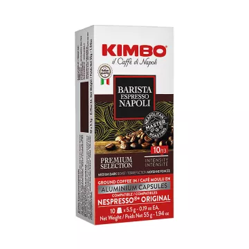 Kimbo Napoli Italian Espresso Nespresso Aluminum Capsules - 100 Count