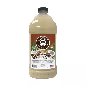 Coconut Cream Base Lotus Concentrate (Caffeine Free) - 64 oz.