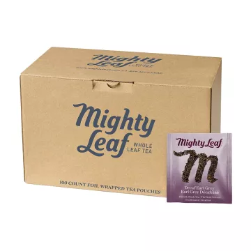 Mighty Leaf Earl Grey Decaf Black Tea Bags - 100 Count Box