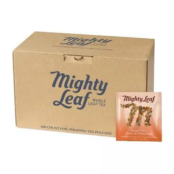 Mighty Leaf Ginger Twist Herbal Tea Bags - 100 Count Box