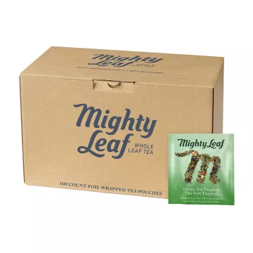 Mighty Leaf Green Tea Tropical Tea Bags - 100 Count Box