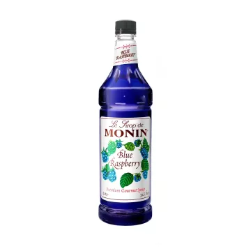 Monin Blue Raspberry Syrup (1L) - Plastic Bottle