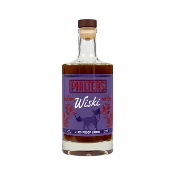 Philters Wiski - Non-Alcoholic Zero Proof All Natural Whiskey Alternative Spirit - 25 oz. Bottle