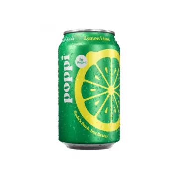 Poppi Lemon Lime - 12/12 oz. Cans