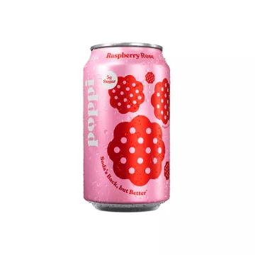 Poppi Raspberry Rose - 12/12 oz. Cans