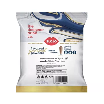 SloJo Vegan Lavender White Chocolate Powder - 2.2 lb. Bag