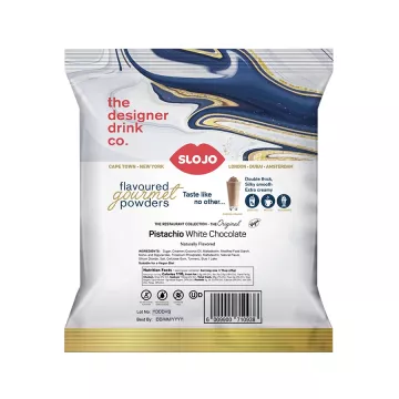 SloJo Vegan Pistachio White Chocolate Powder - 2.2 lb. Bag
