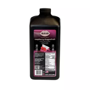 SloJo Raspberry Dragon Fruit Concentrate - 63 oz. Bottle