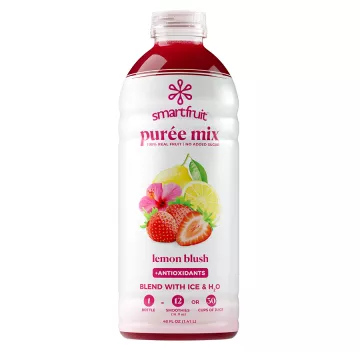 Smartfruit Lemon Blush + Antioxidants Puree Mix - 48 oz. Bottle