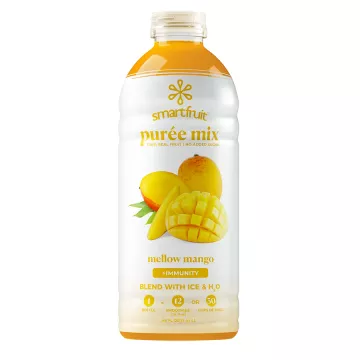 Smartfruit Mellow Mango + Immunity Puree Mix - 48 oz. Bottle