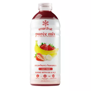 Smartfruit Strawberry Bananza + Oat Fiber Puree Mix - 48 oz. Bottle