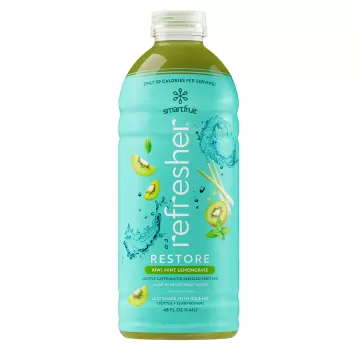 Smartfruit Restore Kiwi Mint Lemongrass + Green Coffee Extract Refresher - 48 oz. Bottle