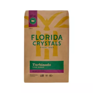 Florida Crystals Demerara Turbinado Unrefined Cane Sugar - 50 lb. Bag